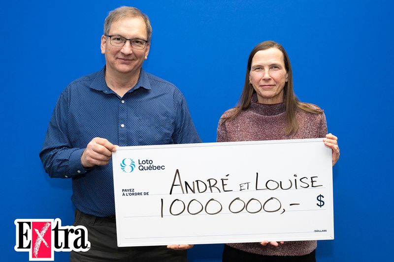 Un million de dollars gagné à l'Extra pour un couple estrien